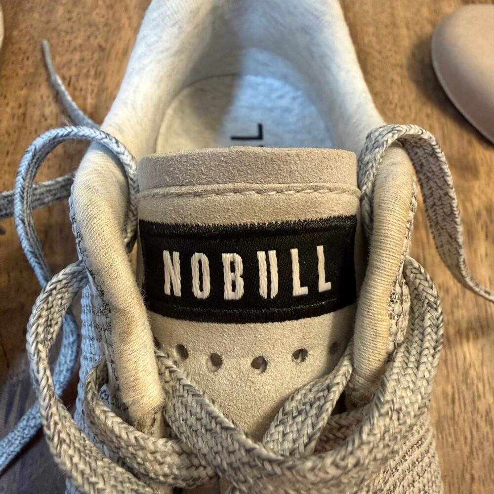 NOBULL Outwork Trainer CrossFit Gym Shoe Sneaker Textured Gray Women US 8 EU 39 - Picture 8 of 10